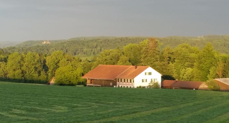 Steigacher beim Sonnenuntergang